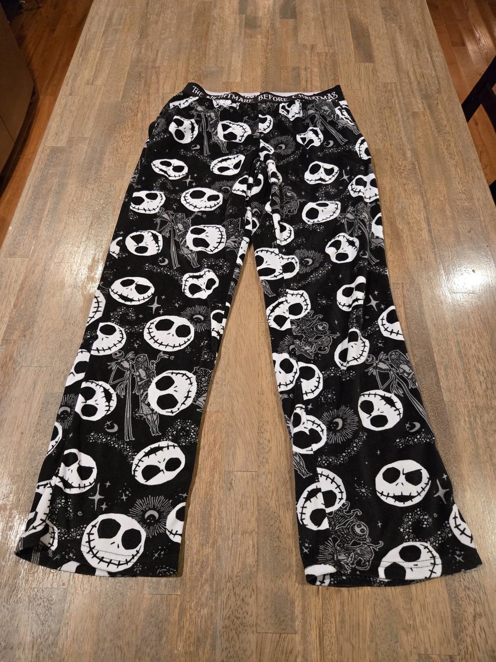Disney Black & White Jack Skellington Lounge Pants